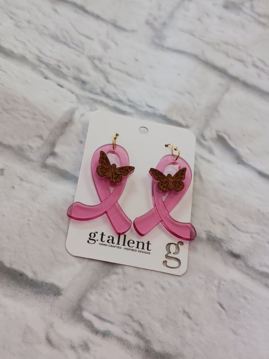 G. Tallent Breast Cancer Awareness Earrings