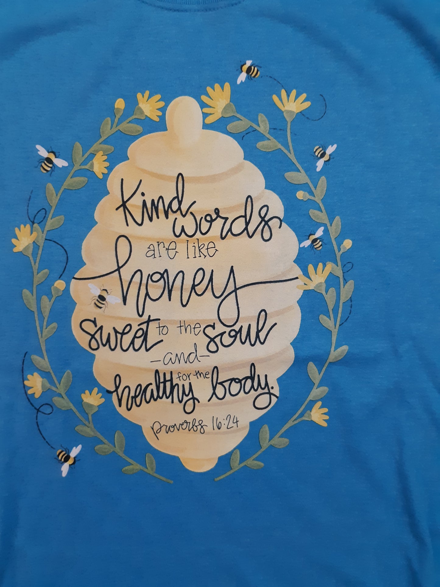 Kind Words Are Like Honey Screenprint Tee #2