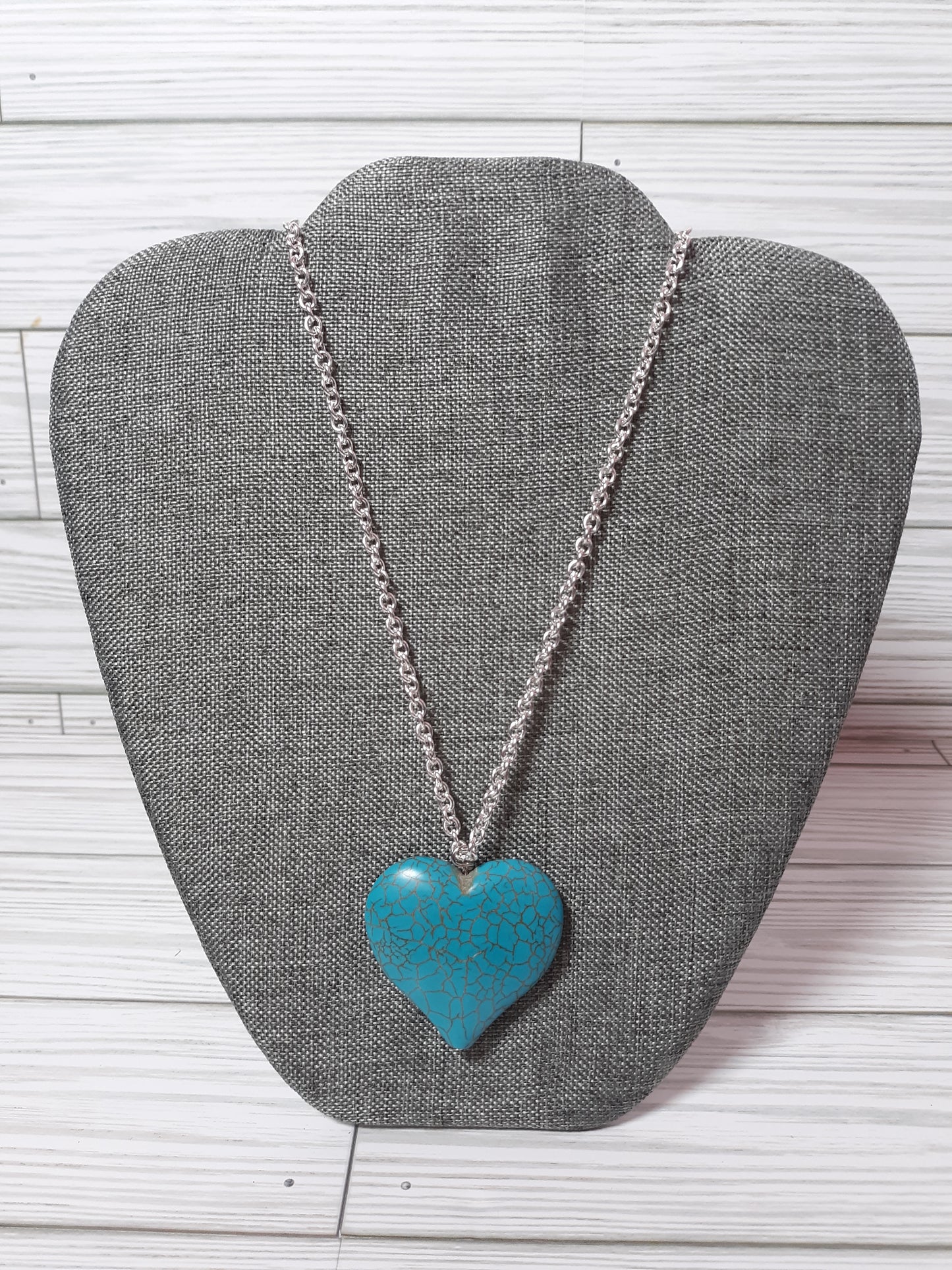 Turquoise Heart Necklace