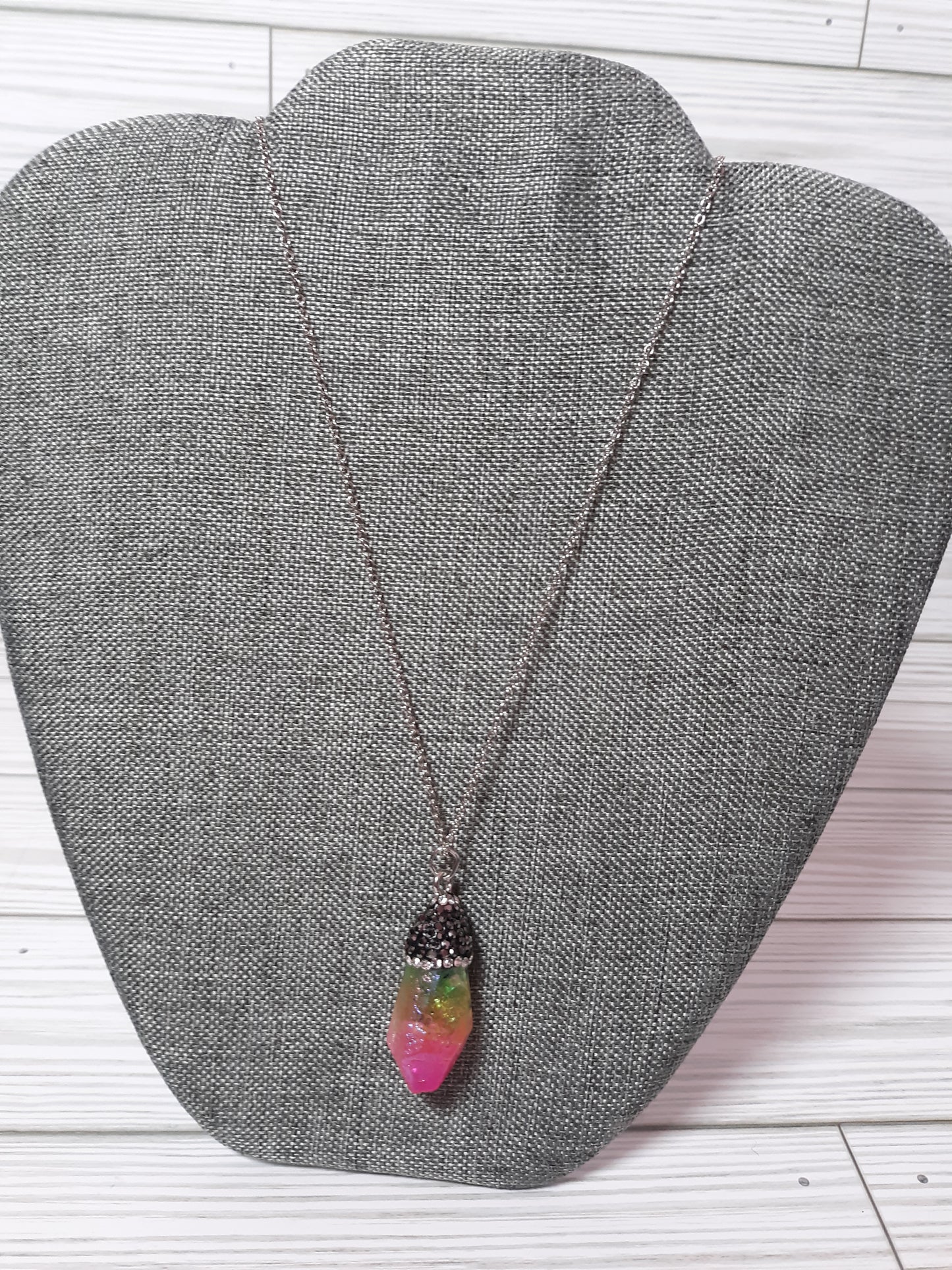 Multi Color Crystal Necklace