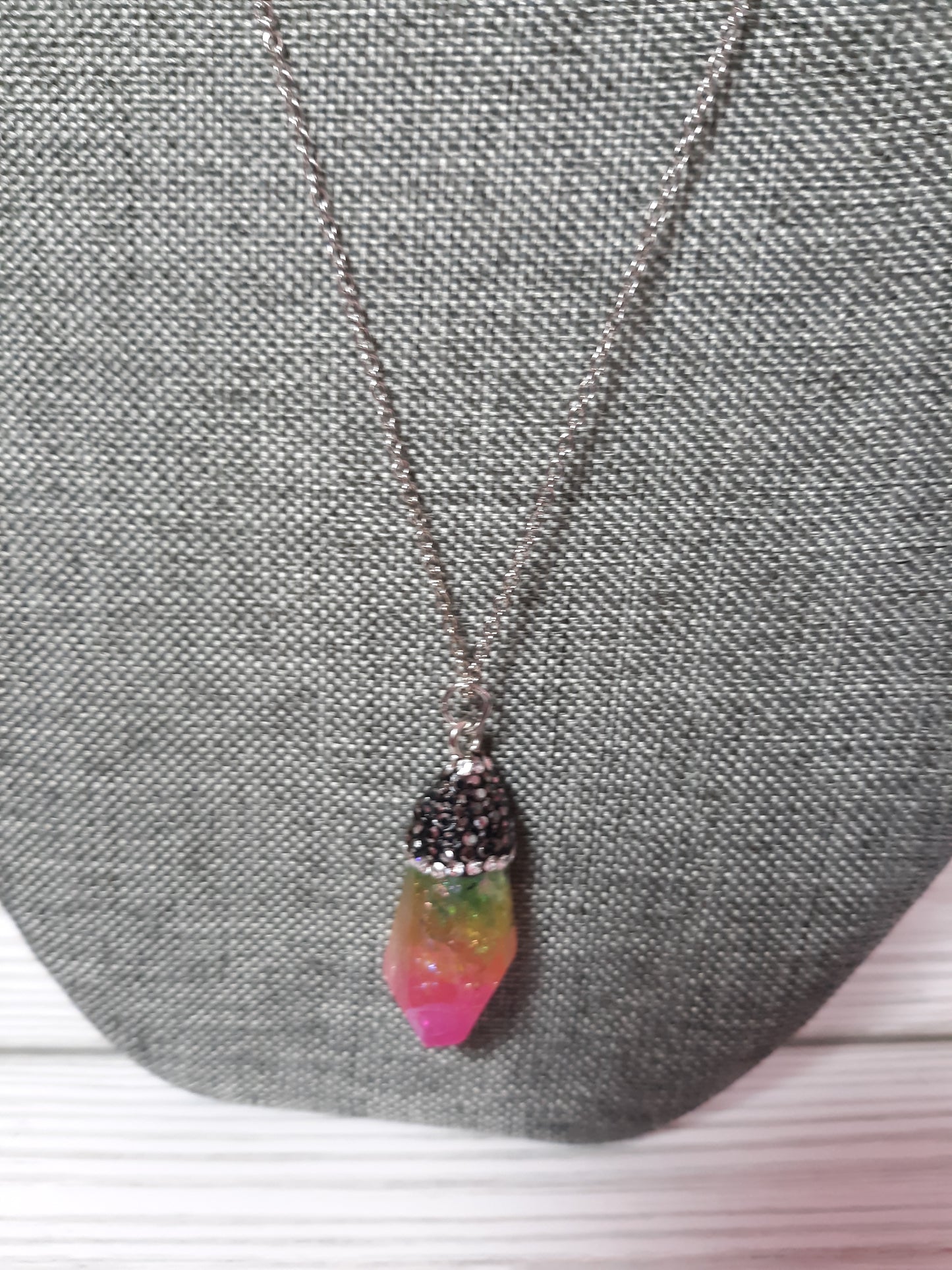 Multi Color Crystal Necklace