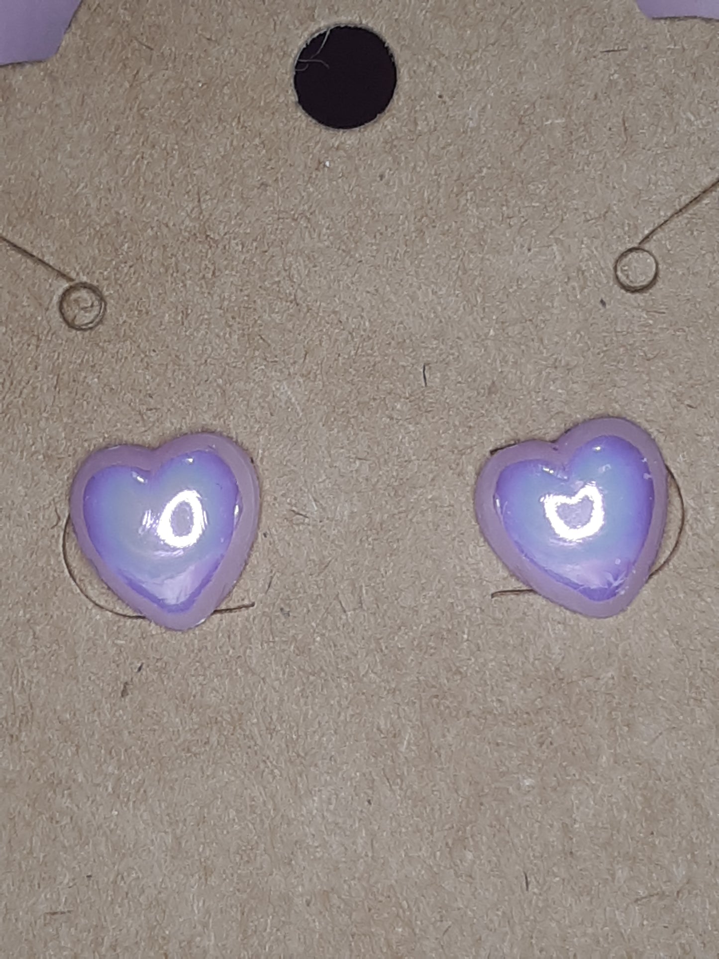Lil Hearts Opal Earrings