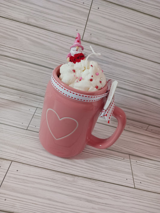 Pink Valentine Tutti Fruity Mug Candle