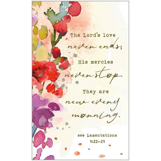 The Lord's Love Share It Prayer Card