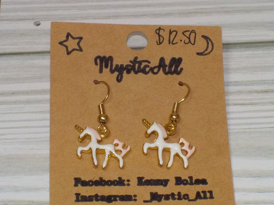 MysticAll Unicorn Earrings