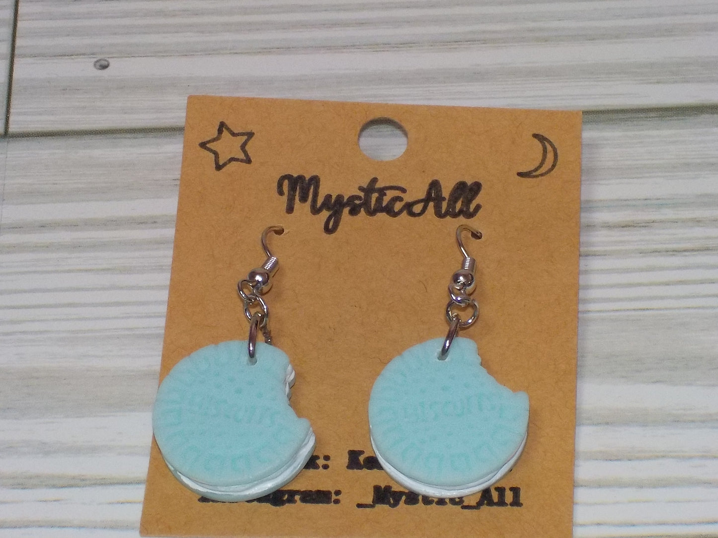 MysticAll Cookie Dangle Earrings