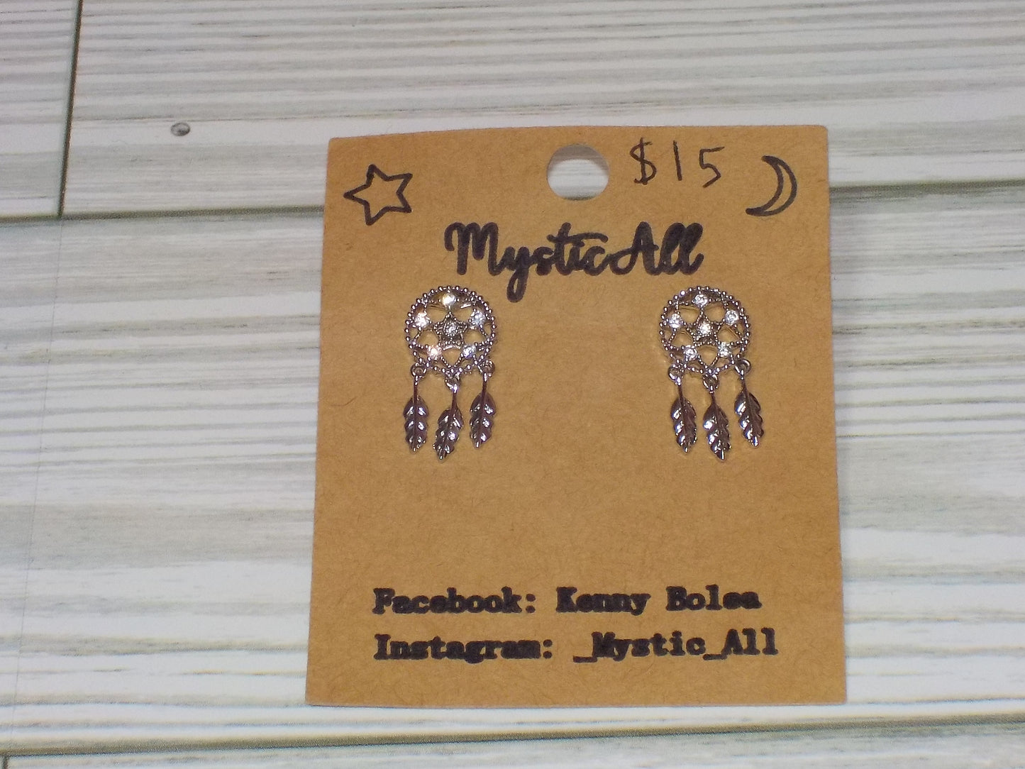 MysticAll Dreamcatcher Earrings