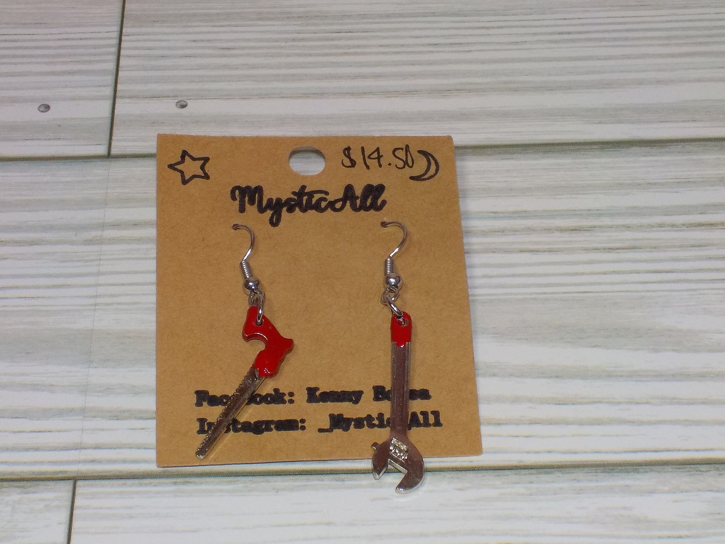 MysticAll Mixed Tool Earrings