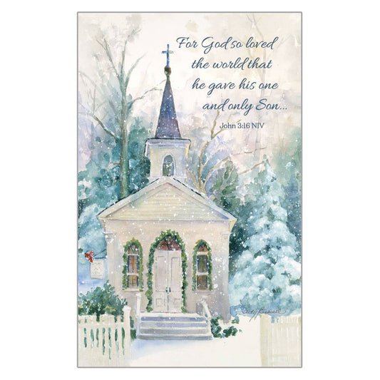 Church In Winter Share It Card