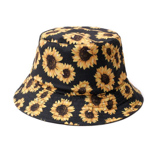 Black Sunflower Bucket Hat